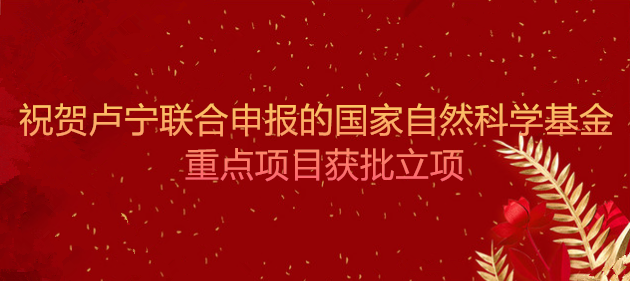 祝贺卢宁联合申报的国家自然科学基金重点项目获批立项